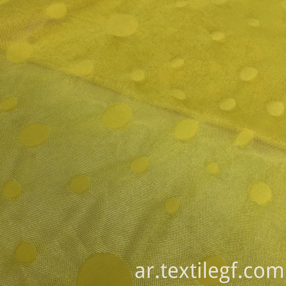 Jacquard Knitting Fabric (Yellow)